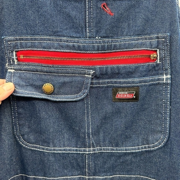 Dickies big adjustable strap men casual farmer western bib overall NWT 3XLR - Picture 4 of 11
